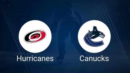 Hurricanes vs. Canucks Injury Report Today - January 10