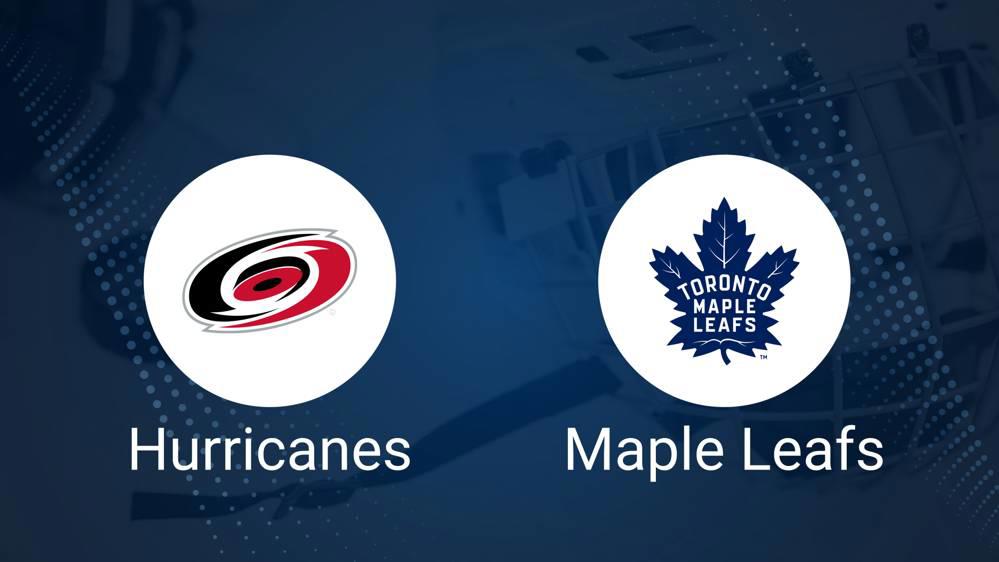 Hurricanes vs. Maple Leafs Injury Report Today - January 9