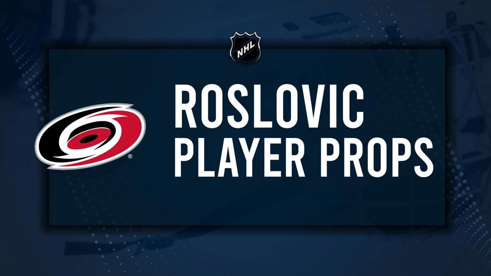 Jack Roslovic Player Prop Bets for the Hurricanes vs. Golden Knights Game - January 17