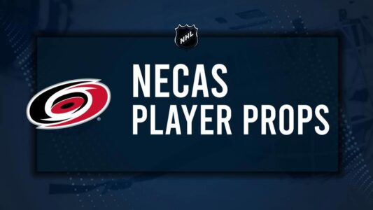 Martin Necas Player Prop Bets for the Hurricanes vs. Stars Game - January 21