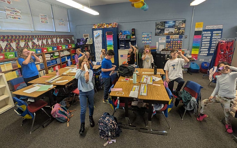 From Florence to Tryon: Teachers bring Italian culture home to third graders