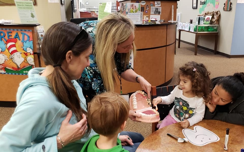 Storytime outreach brings dental health and literacy resources to families